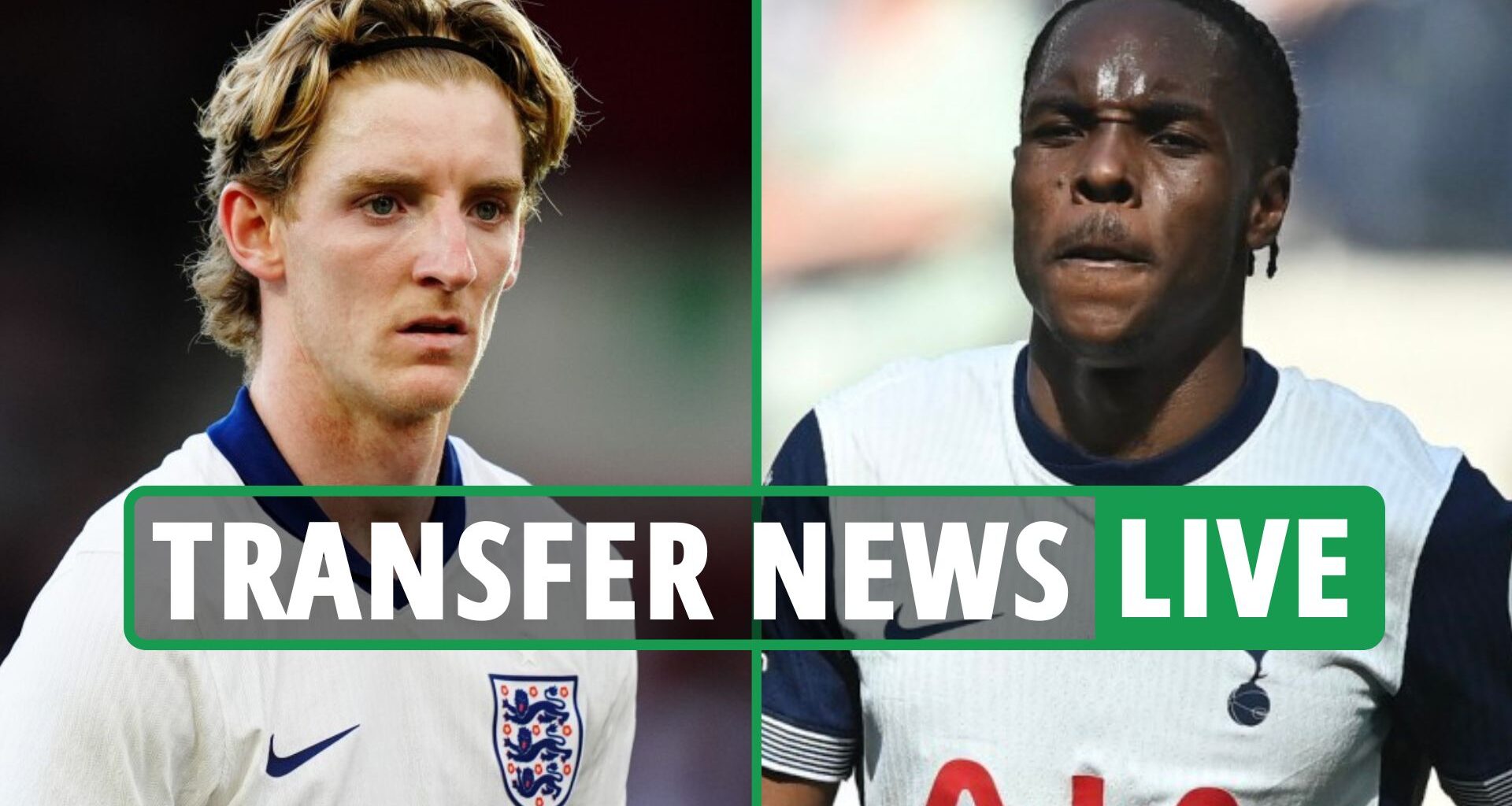 Transfer news LIVE: Spurs SIGN Tel on a permanent, Liverpool in for Gordon EXCLUSIVE, Chelsea face Gittens battle