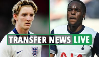 Transfer news LIVE: Spurs SIGN Tel on a permanent, Liverpool in for Gordon EXCLUSIVE, Chelsea face Gittens battle
