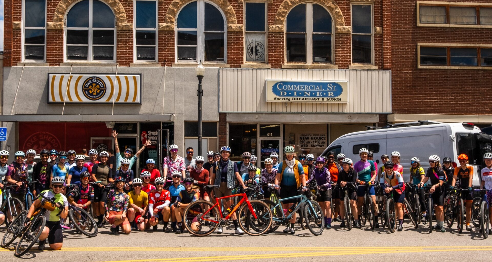 The More Women, More Miles Group Ride in Emporia, Kansas