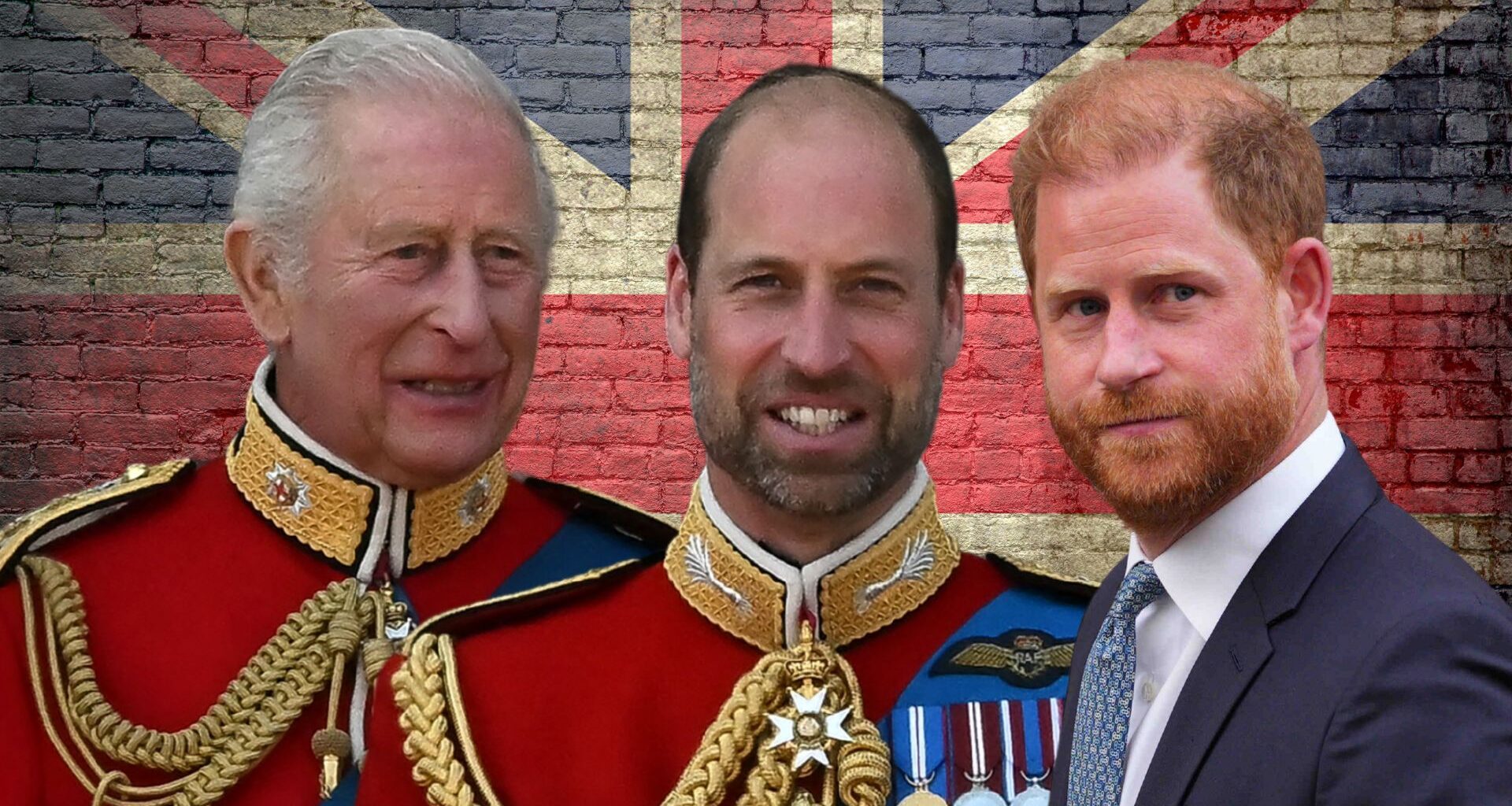 King Charles, Prince William, Prince Harry
