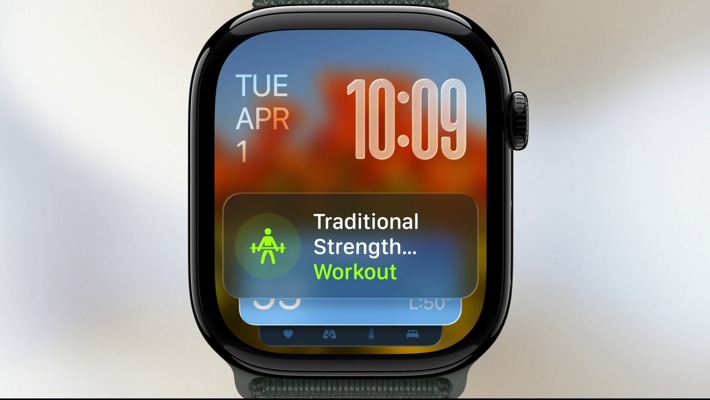 WatchOS26 Gym.
