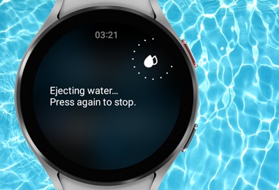 Water ejection feature on Samsung Galaxy Watch