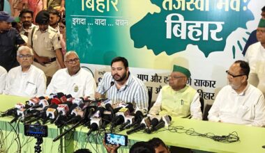 BJP is promoting itself with the hard-earned money of people of Bihar: Tejashwi