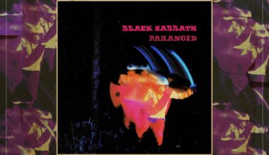 Who is on the cover of Black Sabbath's 'Paranoid'?
