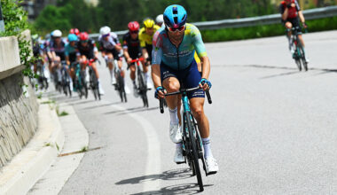 BORMIO, ITALY - MAY 28: Diego Ulissi of Italy and Team XDS Astana competes during the 108th Giro d'Italia 2025, Stage 17 a 155km stage from San Michele all'Adige to Bormio 1200m / #UCIWT / on May 28, 2025 in Bormio, Italy. (Photo by Tim de Waele/Getty Images)