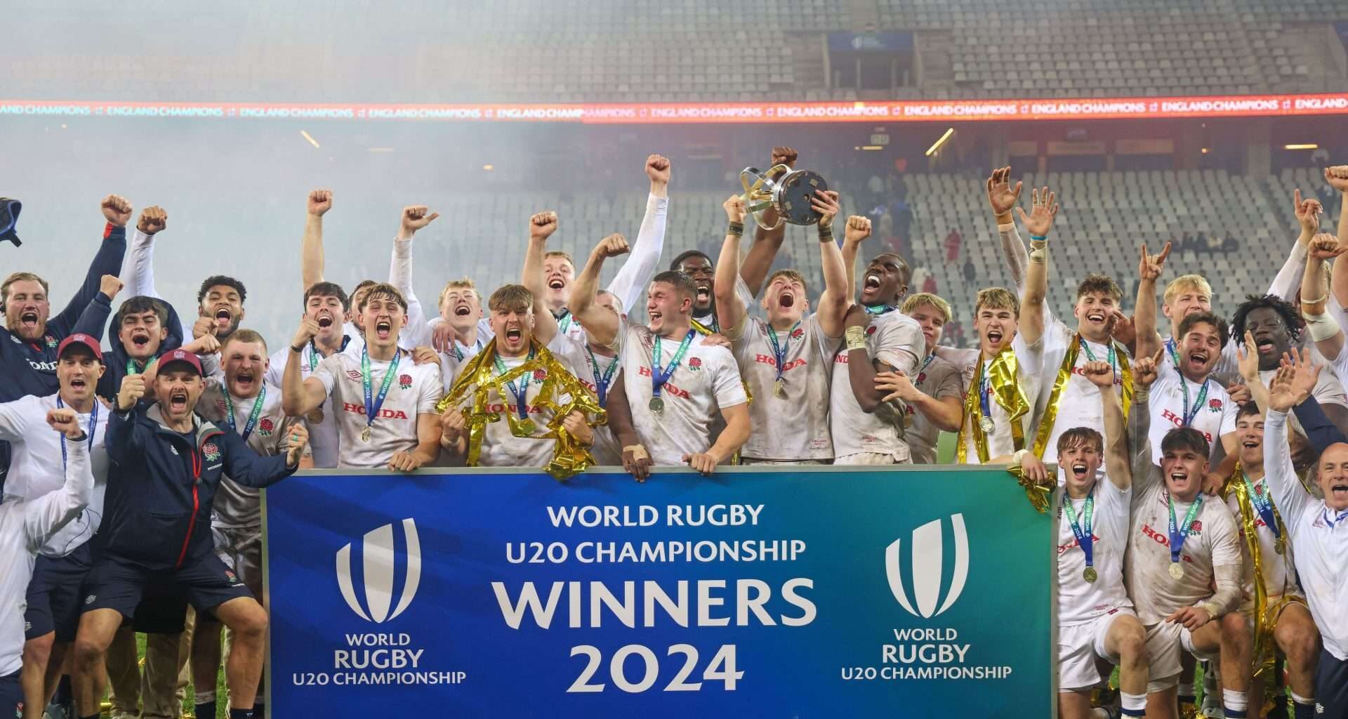 England will defend the World Rugby U20 Championship crown they lifted for the first time in eight years last summer. Image: World Rugby