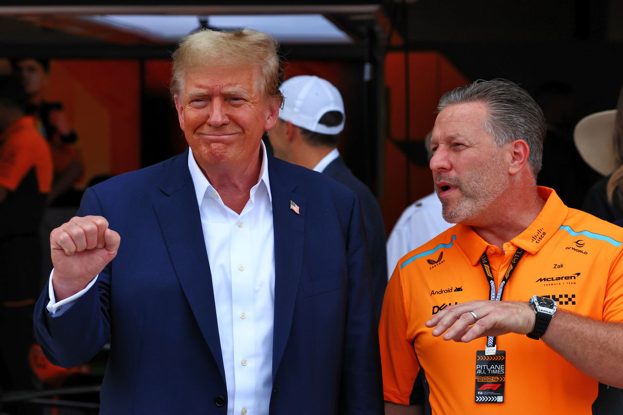 McLaren deny reports Donald Trump will drive their F1 car