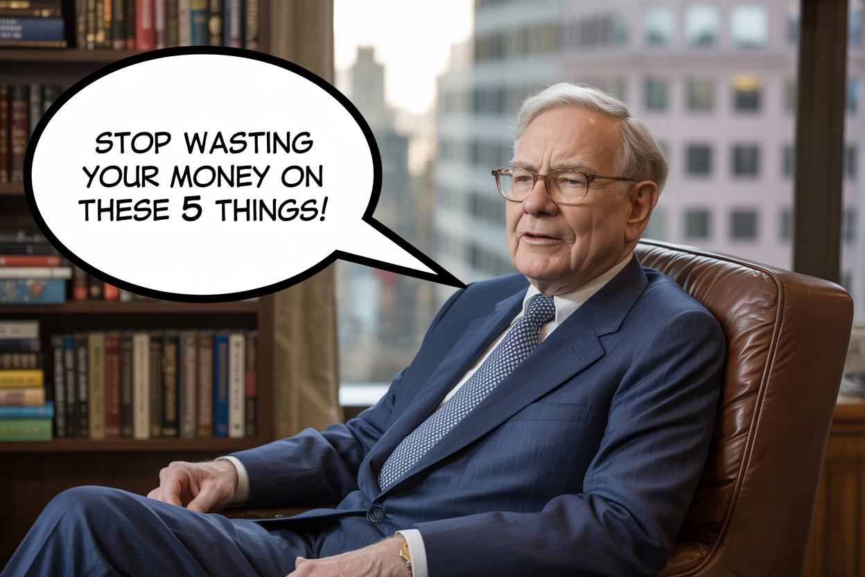 5 Horrible Things The Middle Class Wastes Money On, According To Warren Buffett
