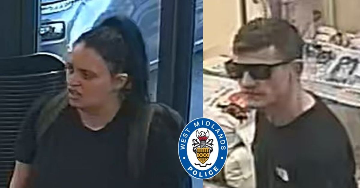 Supporting image for story: Have you seen these two people? Police look for help to identify people caught on CCTV after Birmingham shop incident