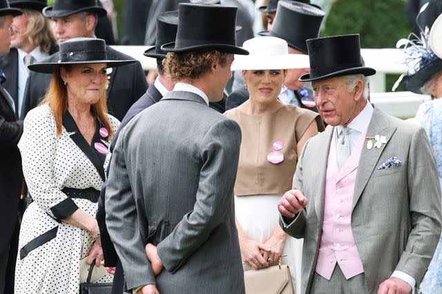 Chris Jackson/Getty Sarah Ferguson, Princess Eugenie and King Charles at Royal Ascot on June 20, 2025