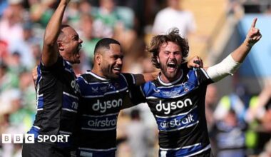 Premiership Rugby final: Bath take on Leicester Tigers in the Premiership Rugby Final - live text, radio commentary and score updates