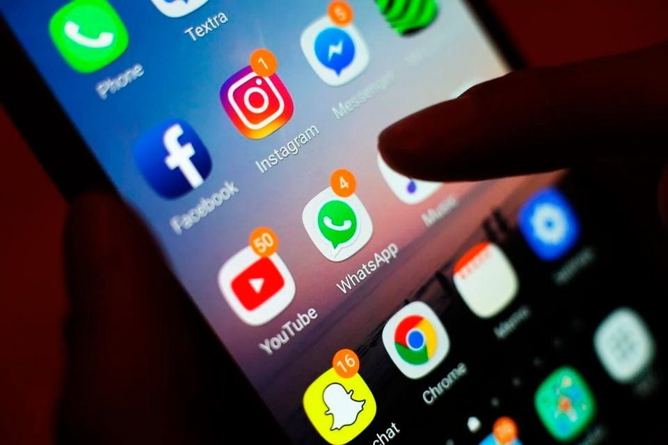 Stock image of a mobile phone (PA)