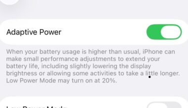 iOS 26’s new ‘adaptive power’ mode dials back performance to save battery