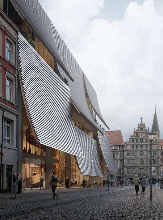 ADEPT Wins Competition to Transform Former Warehouse Into Haus Der Musik in Braunschweig, Germany - Image 1 of 6