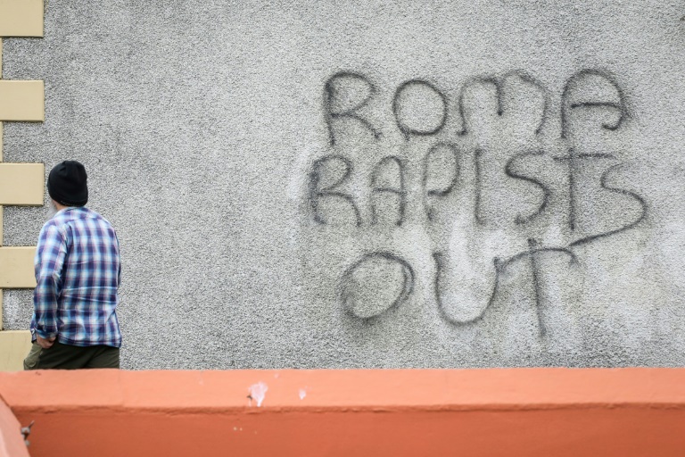 Police have not confirmed the ethnicity of the teenagers, who remain in custody and had asked for a Romanian interpreter in court (PAUL FAITH)
