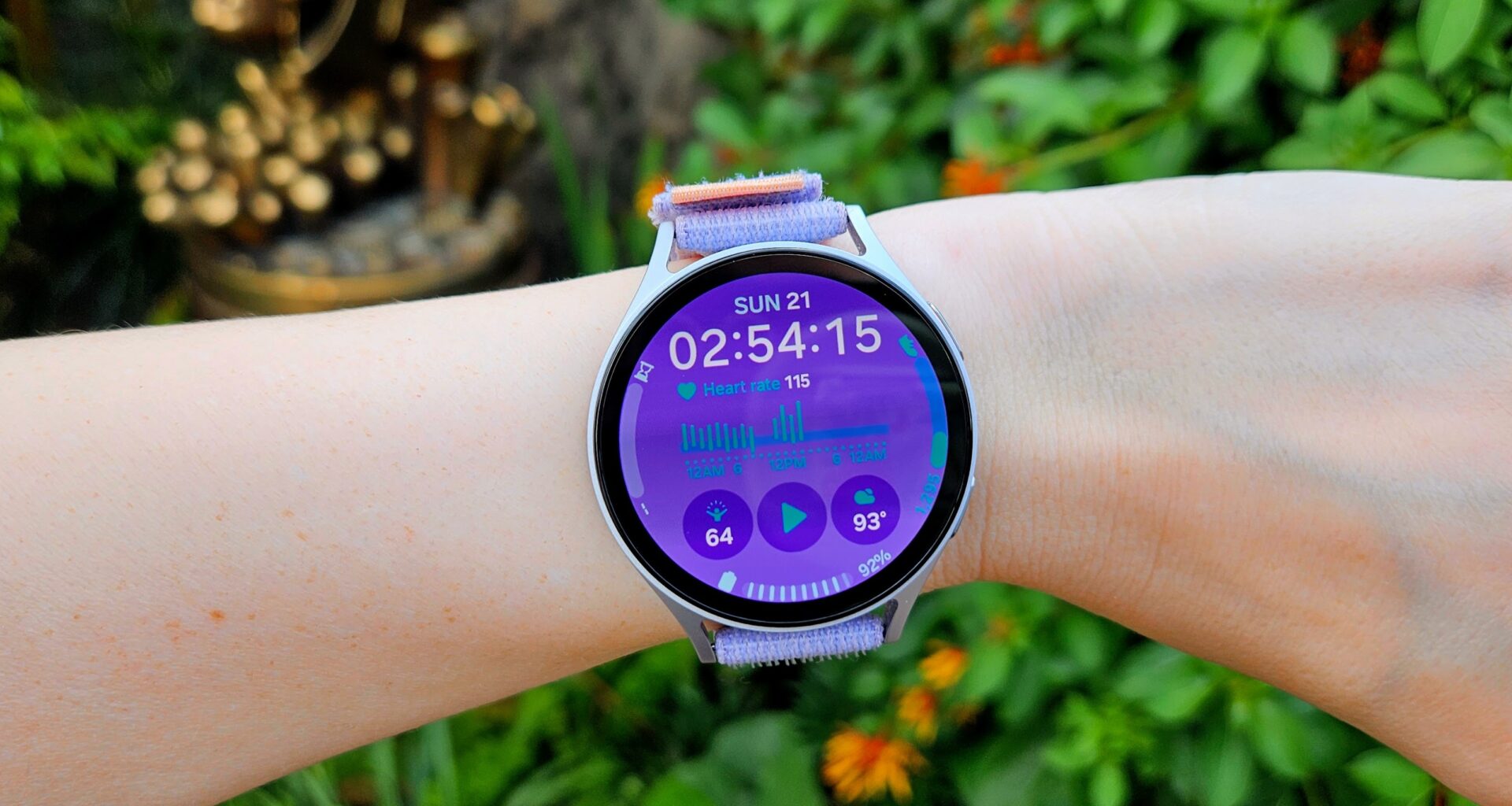 The Samsung Galaxy Watch 7 with the Ultra Info Board watch face