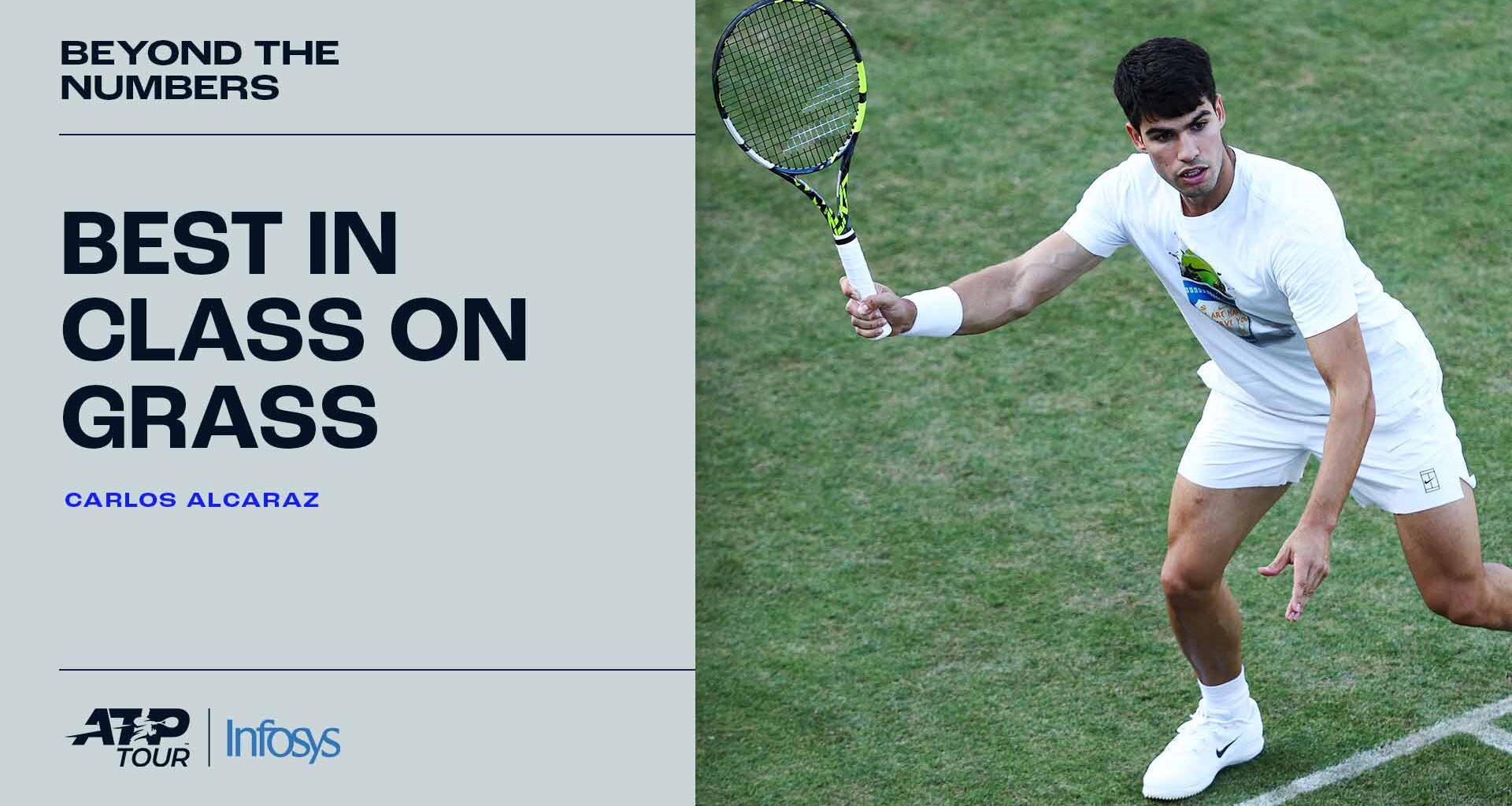 Carlos Alcaraz has won three titles on grass in his career.