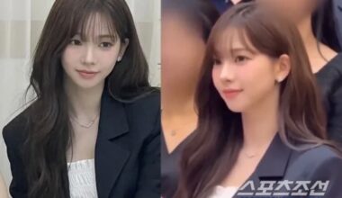 aespa's Karina is seen attending her older sister's wedding