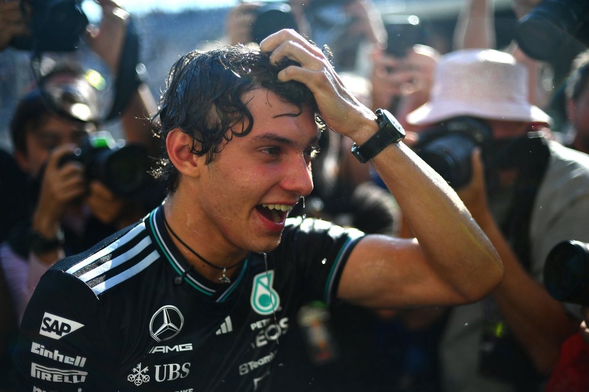 Kimi Antonelli takes first F1 podium at Canadian GP