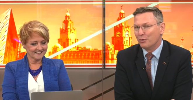 Anne Diamond and Stephen Dixon in 2023