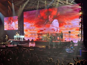 Lionel Richie on stage in Birmingham