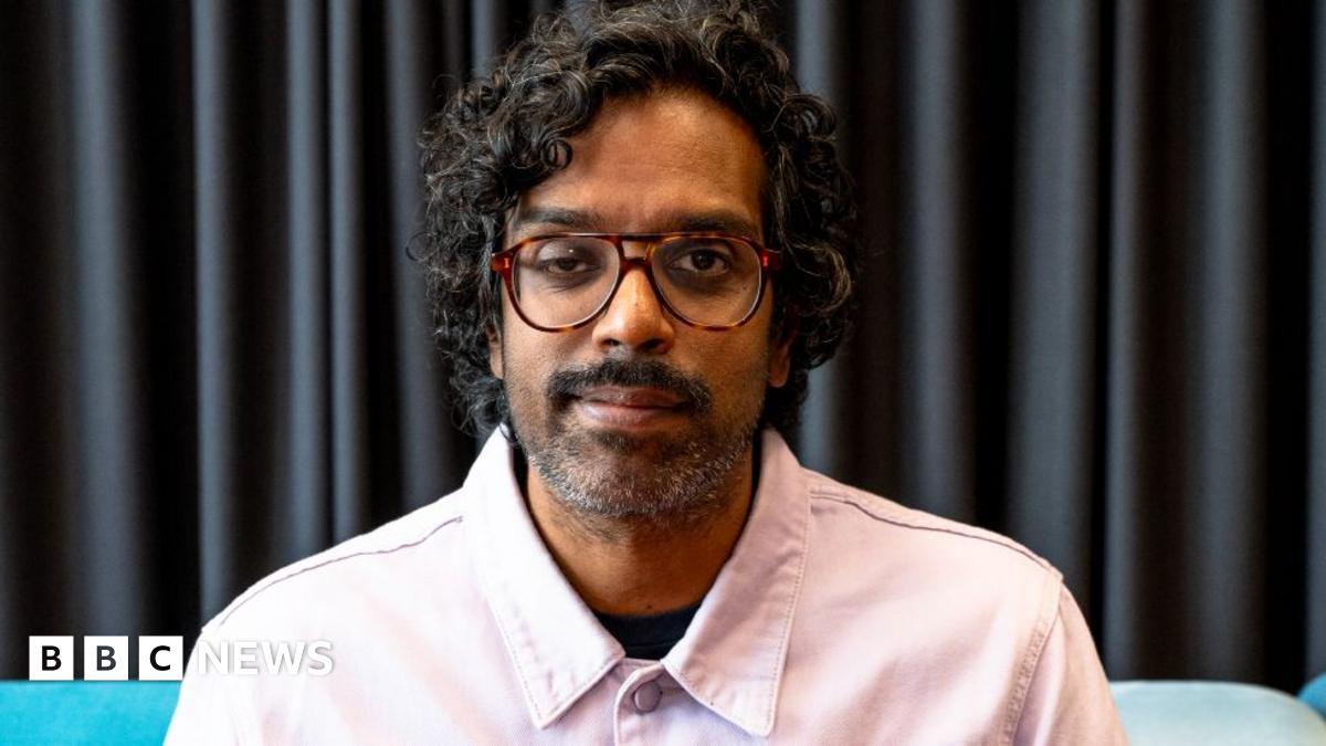 Romesh Ranganathan pictured at BBC Radio 2 in March 2025