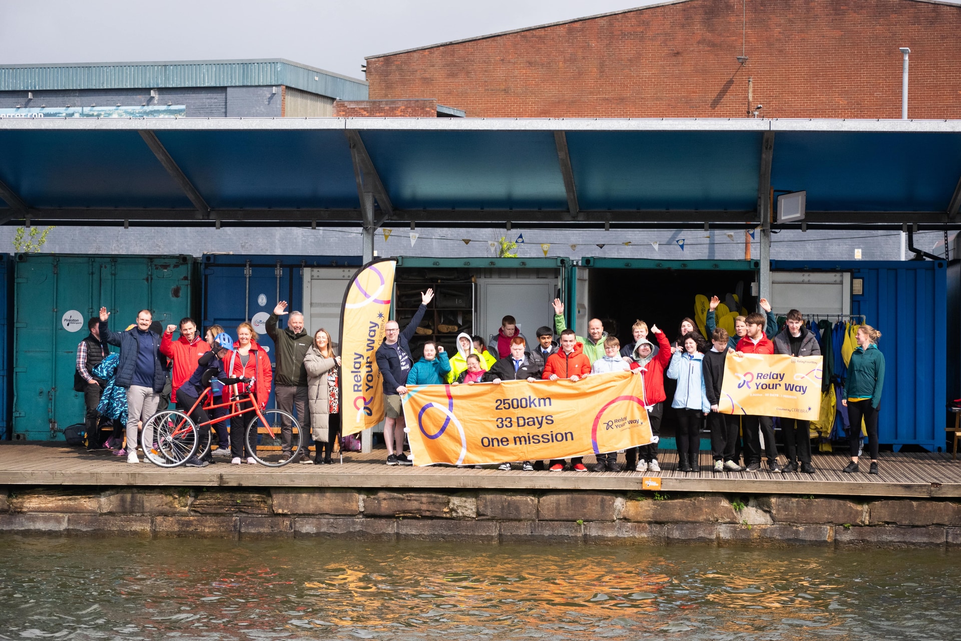 The relay has been designed to promote inclusivity in sports, with wheelchair users, adapted surfers, and frame runners all taking part.