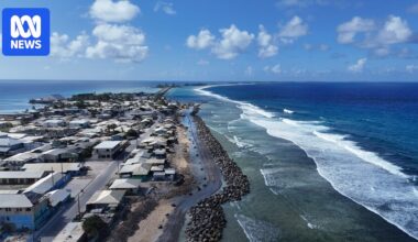 These Pacific Islands are building walls to stop rising seas. Will it work?
