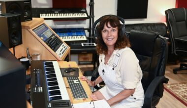 Sian Reeves and Tony Christie