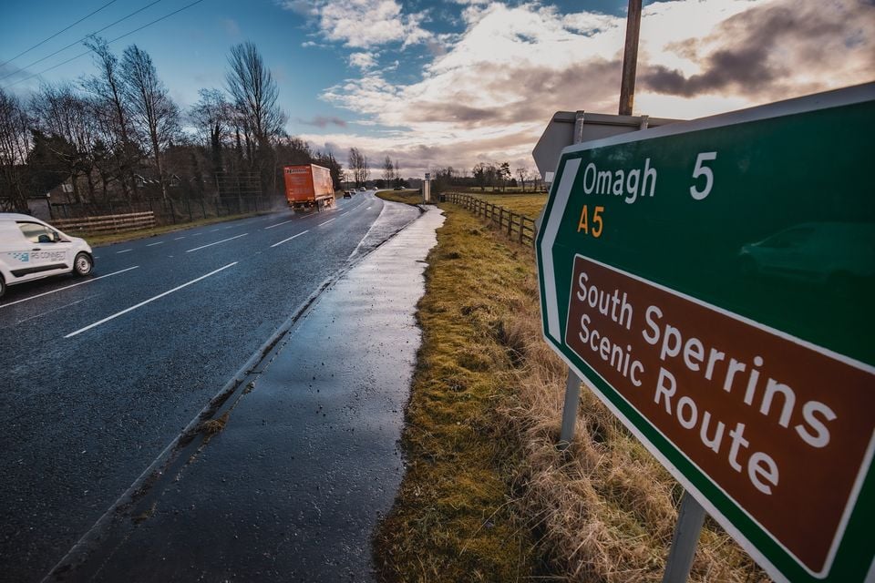 The A5 carriageway in Northern Ireland between Strabane and Omagh (Kevin Scott/Belfast Telegraph)