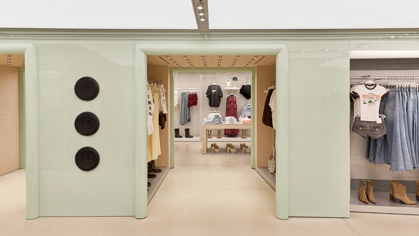 el departamento sculpts sensory-driven gen Z interiors for bershka ibiza flagship store