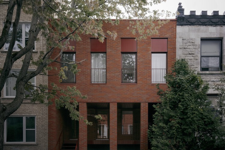 BINÔME Multi-residence / APPAREIL architecture  - Exterior Photography, Brick, Stairs, Door