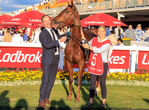 Bella Nipotina came back after her Tiara victory to take out The Everest - image Grant Courtney