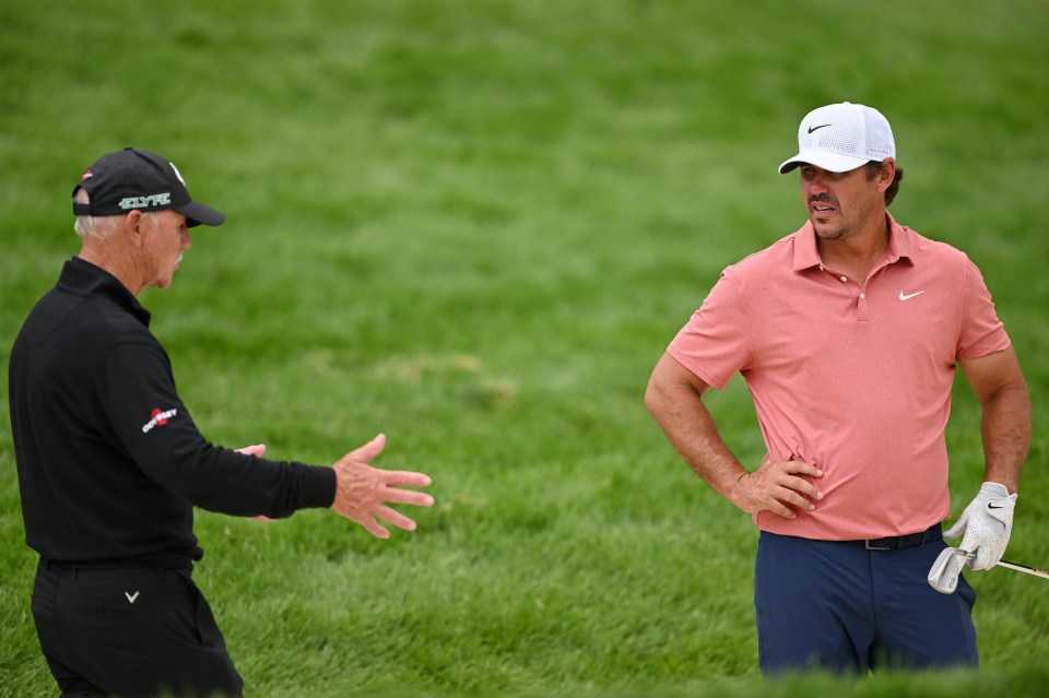 Koepka and Cowen spent 45 minutes in the bunker on the eve of the US Open