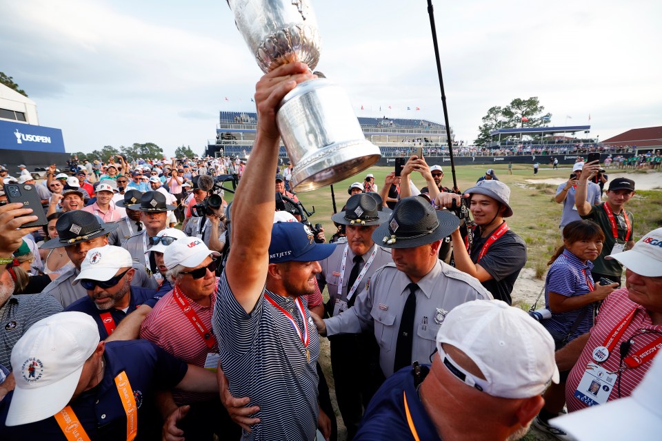 DeChambeau won over $4million last year but missed the cut this time around