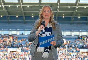 Dawn Astle at the Hawthorns 