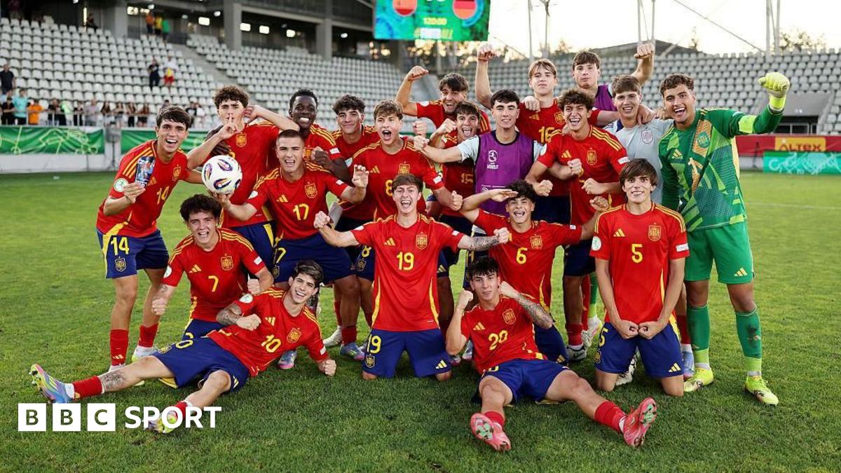 Spain U19 6-5 Germany U19 (after extra time): Defending champions into final after 11-goal thriller