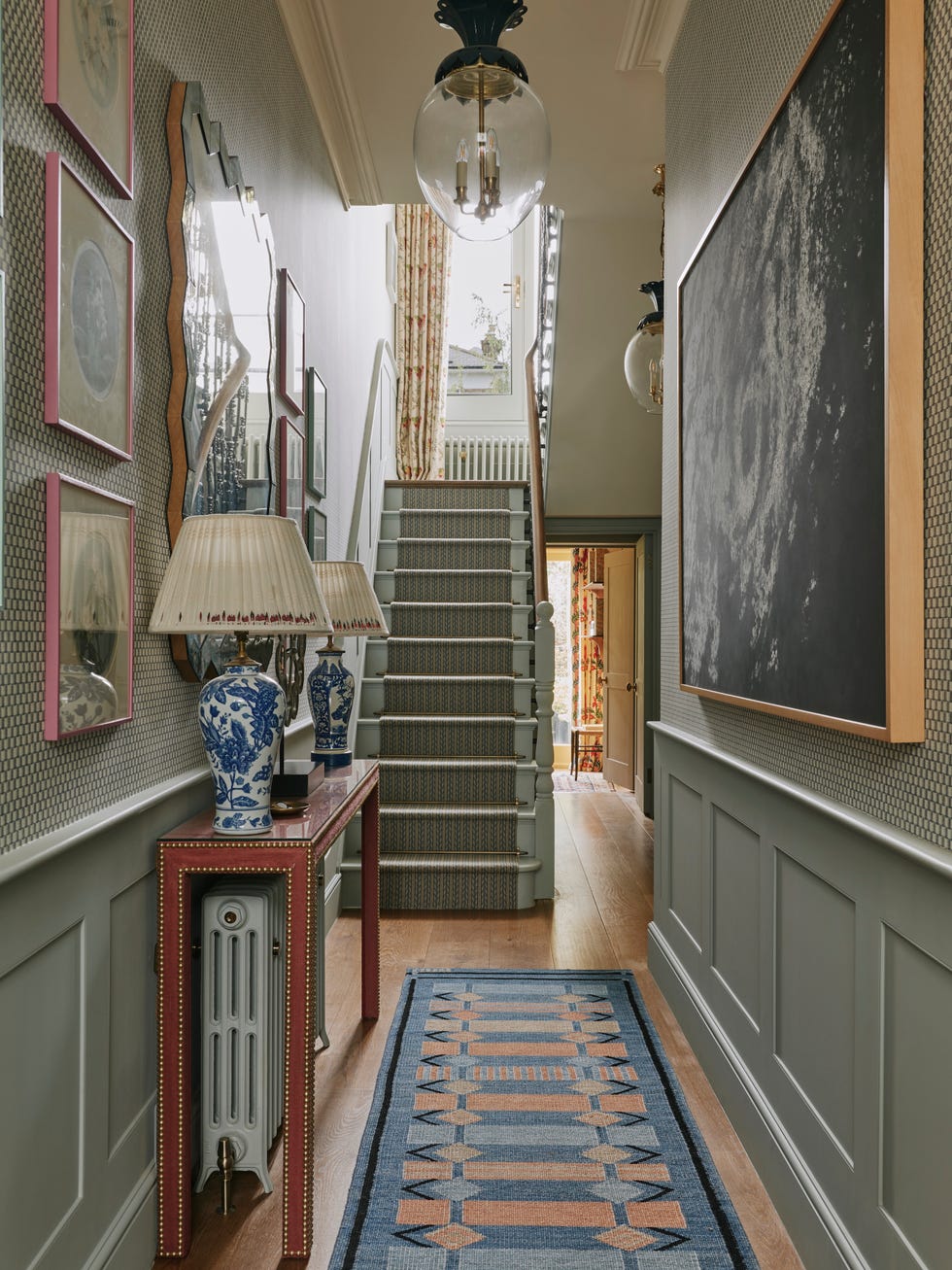 the hallway and staircase
