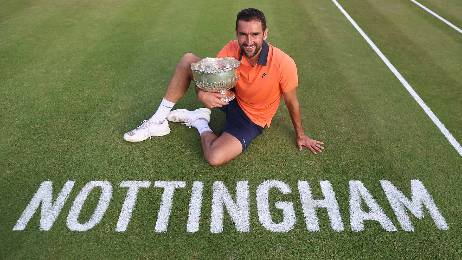 Marin Cilic defeats Shintaro Mochizuki on Saturday in Nottingham to claim his second ATP Challenger Tour trophy of the season.