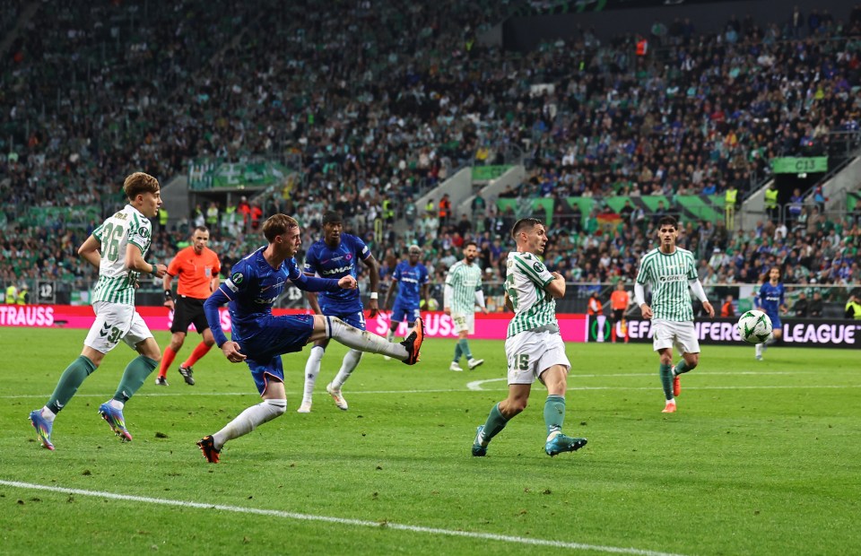 Palmer assisted two goals in Chelsea's latest European trophy win