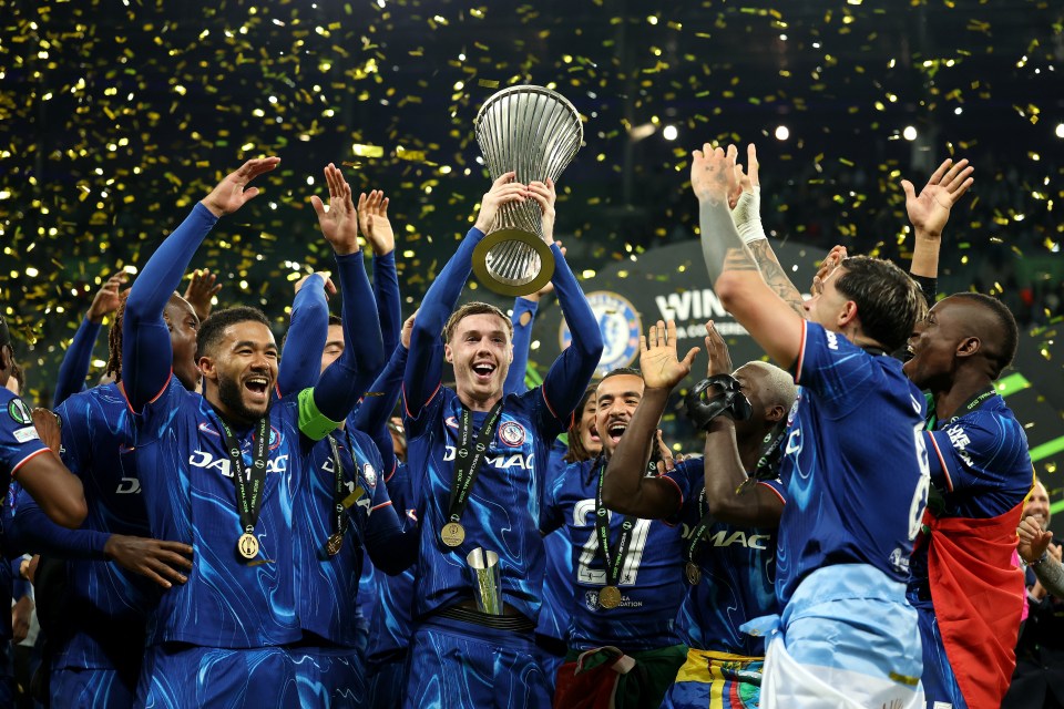 Chelsea completed the UEFA trophy set with the help of Palmer