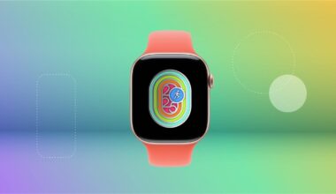 The Global Running Day badge on an Apple Watch