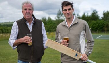 Australia captain Pat Cummins was spotted on a X post by famous TV host Jeremy Clarkson, saying, "Hey Australia, look who I've stolen." (X)