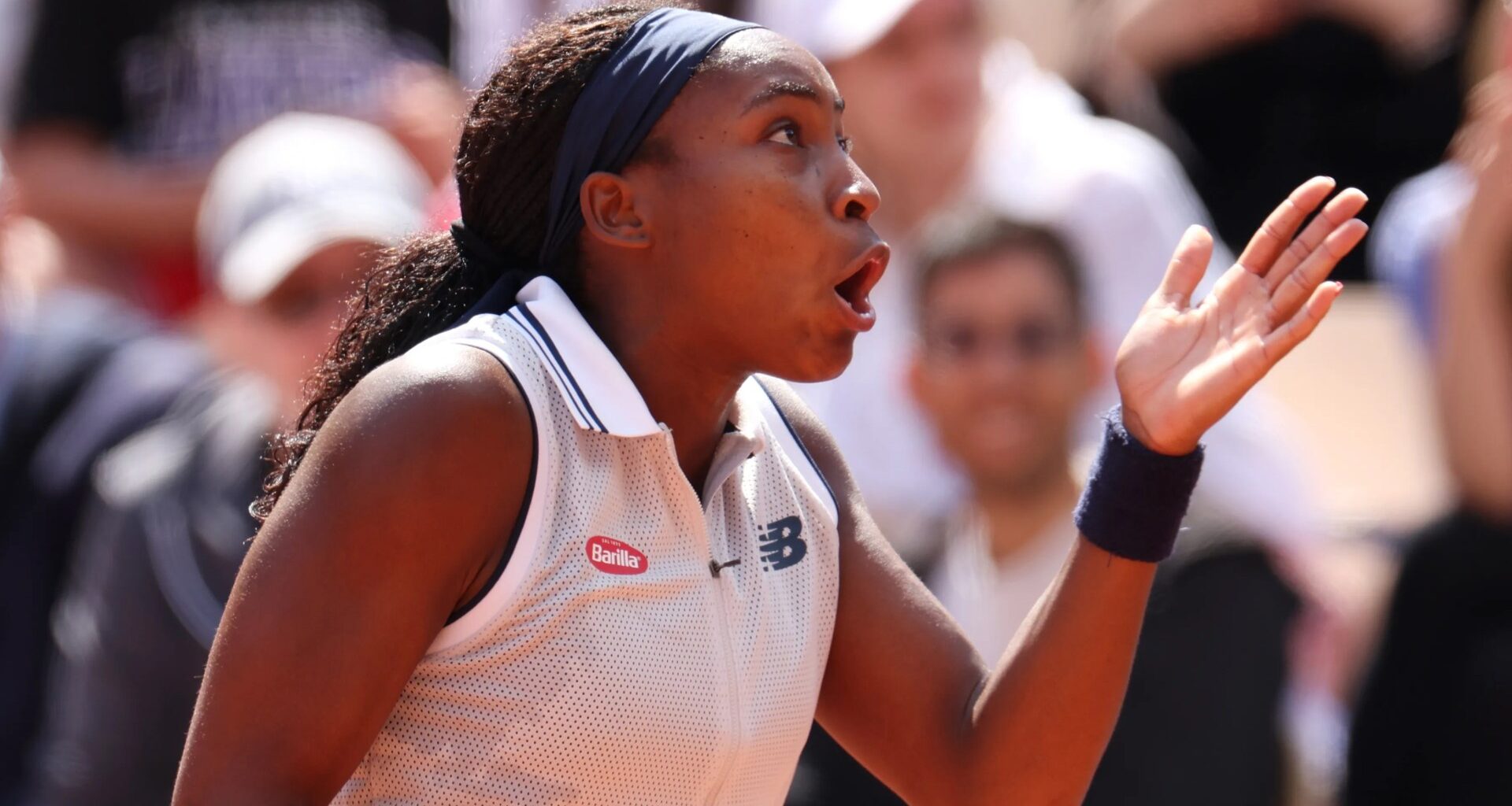 Coco Gauff broke down crying at French Open after getting into tense argument with umpire before frustrating defeat
