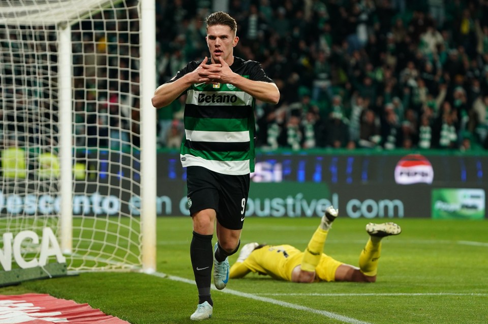 Viktor Gyokeres is currently leading the race to land this year's European Golden Boot