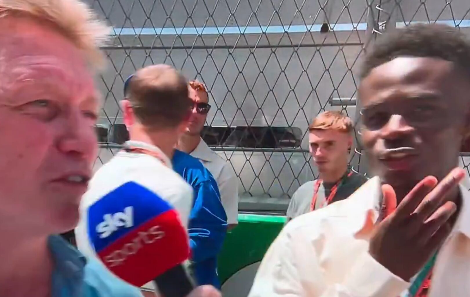 'He's not very friendly' - Bukayo Saka snubs Sky interview and gets called out by F1 champion