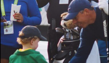 Rory McIlroy goes viral with perfect message for young fan wearing green jacket