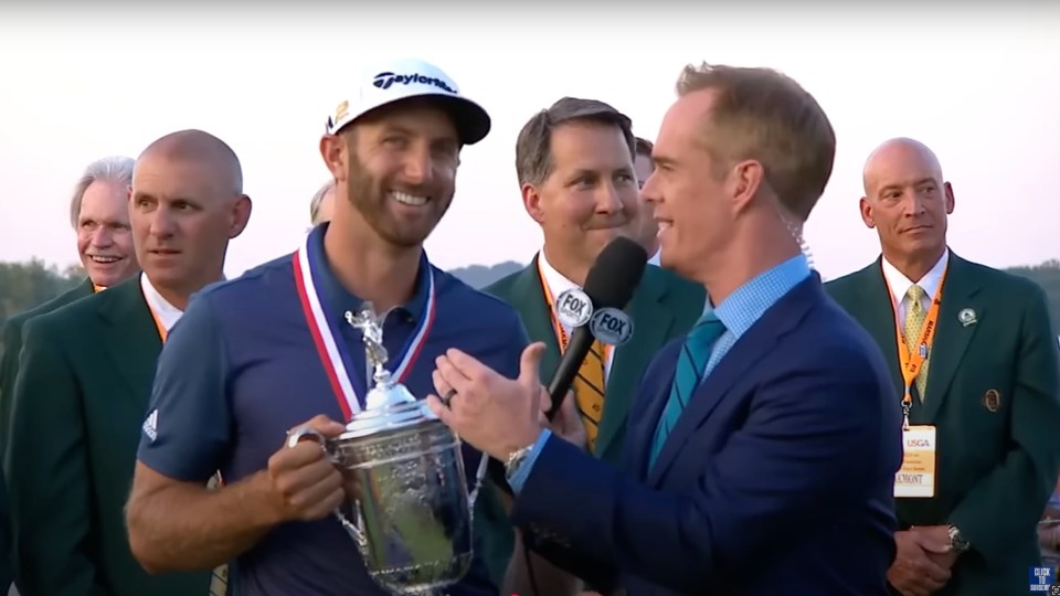 Johnson and Buck both laughed at the crowd's reaction to Buck's question
