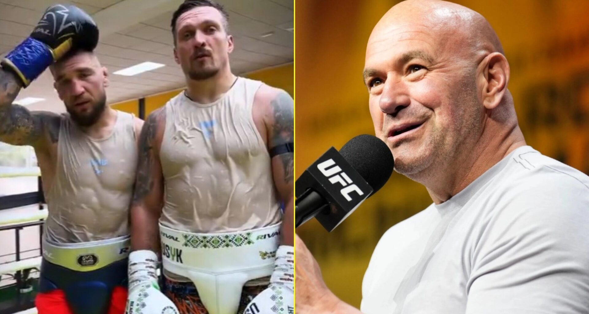 Oleksandr Usyk begs Dana White for UFC contract to be awarded to sparring partner: 'Future champion'