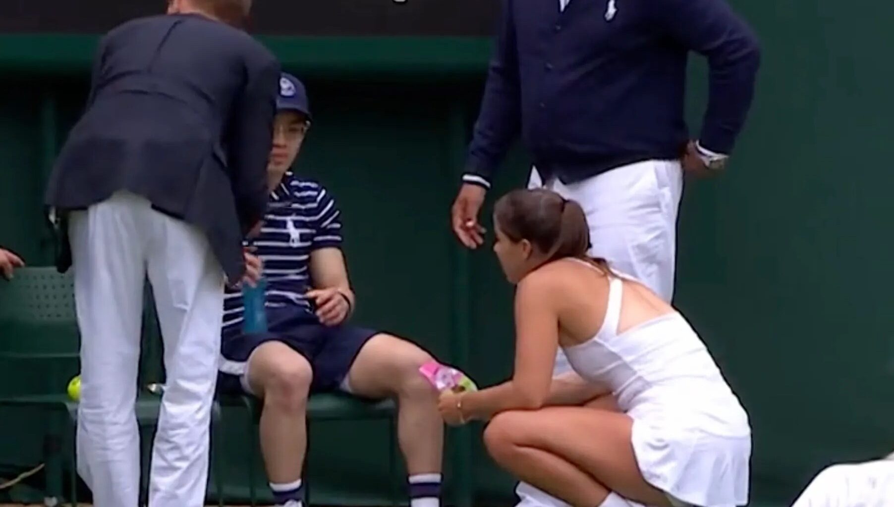 Tennis star gave Wimbledon ball boy Percy Pigs after catching them falling ill mid-match